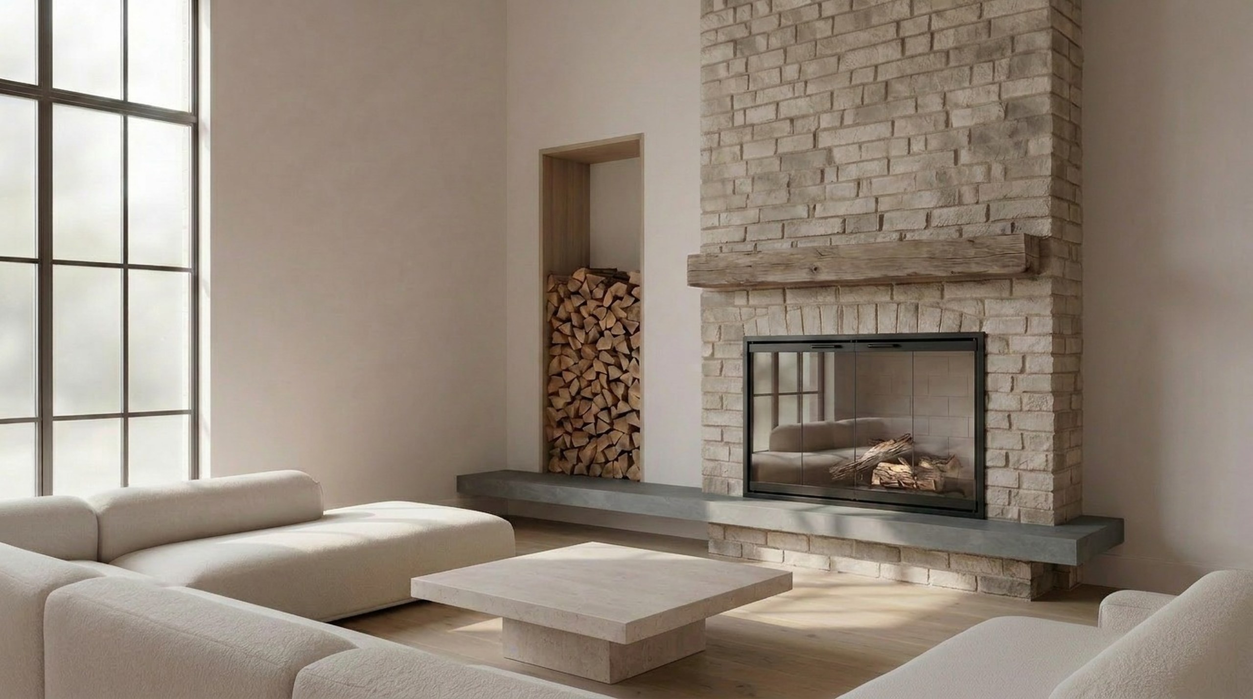 Brick-Anew paint — Twilight Taupe