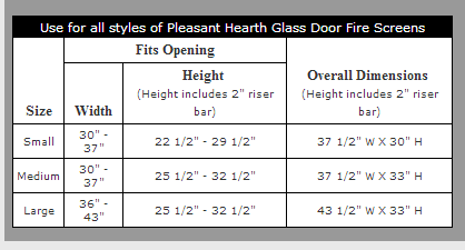 How to measure masonry fireplace doors