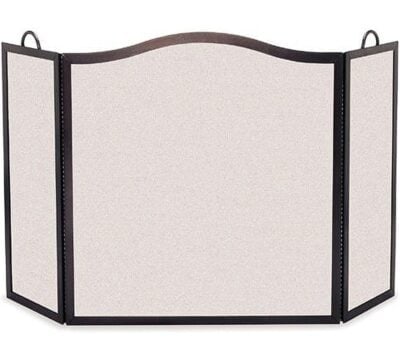 Pilgrim 3 Panel Camelback Arch Fireplace Screen