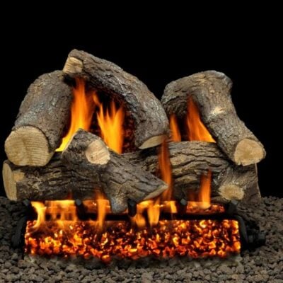 American Gas Logs Blazing Branches Set