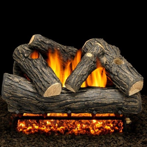 American Gas Logs Country Log Pile Set