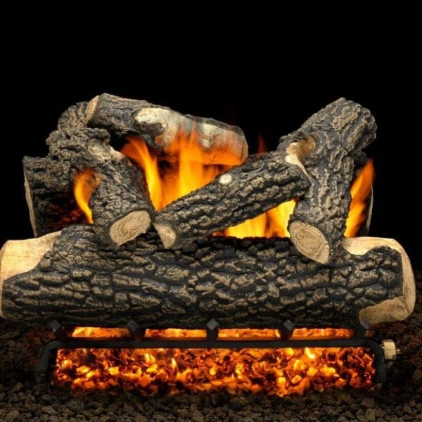 American Gas Logs Golden Oak Set