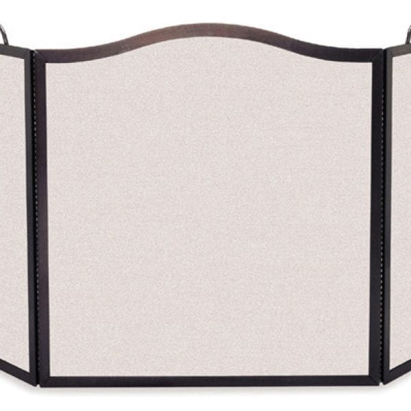 Pilgrim 3 Panel Camelback Arch Fireplace Screen