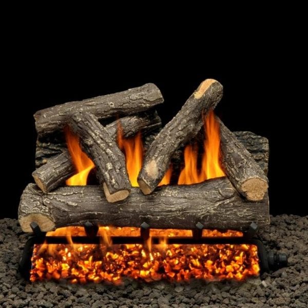 American Gas Logs Roaring Campfire Set
