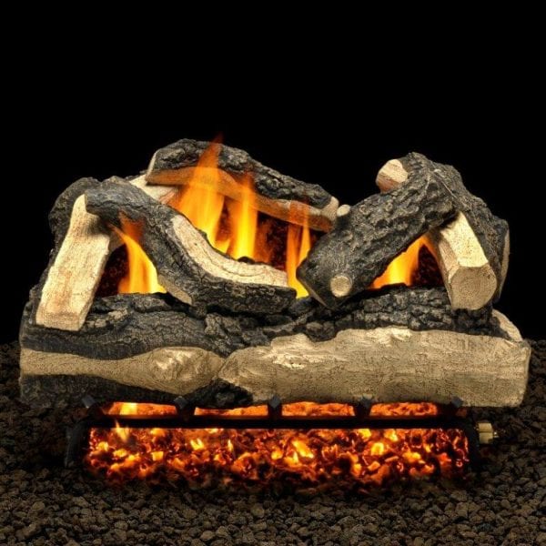 American Gas Logs Split Oak Set