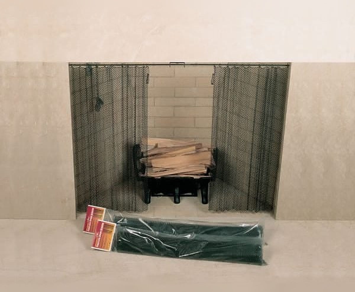 Replacement Fireplace Mesh Curtains