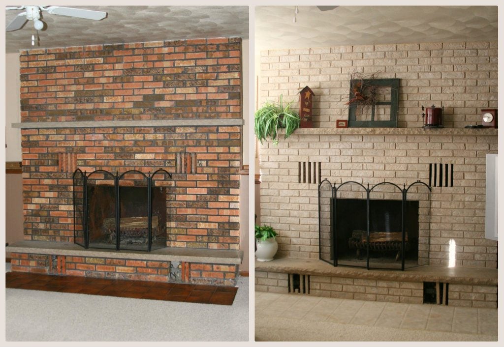 3 Easy DIY Brick Fireplace Painting Ideas for Your ...