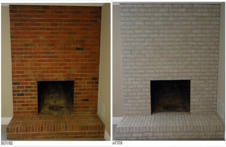 Painting Old Brick Fireplace | Brick Anew blog