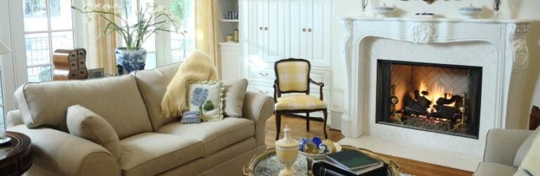 Spring Fireplace Decorating:  A Mirror Over the Mantel To Reflect Your Own Personal Style