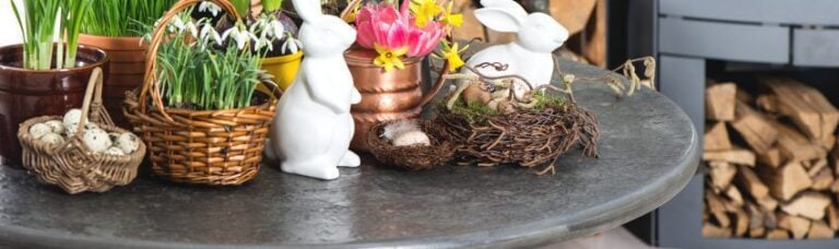Bring Nature Inside To Create A Beautiful Easter Display For Your Mantel Or Table
