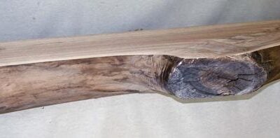 Walnut Mantel Shelf