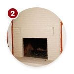 Brick-Anew Fireplace Paint Process Step 2