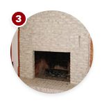 Brick-Anew Fireplace Paint Process Step 3