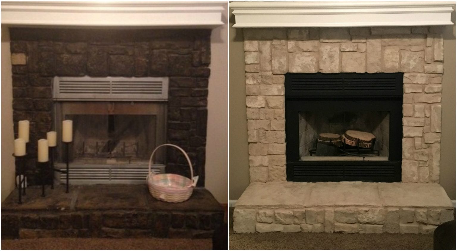 Brick-Anew Fireplace Paint Colors