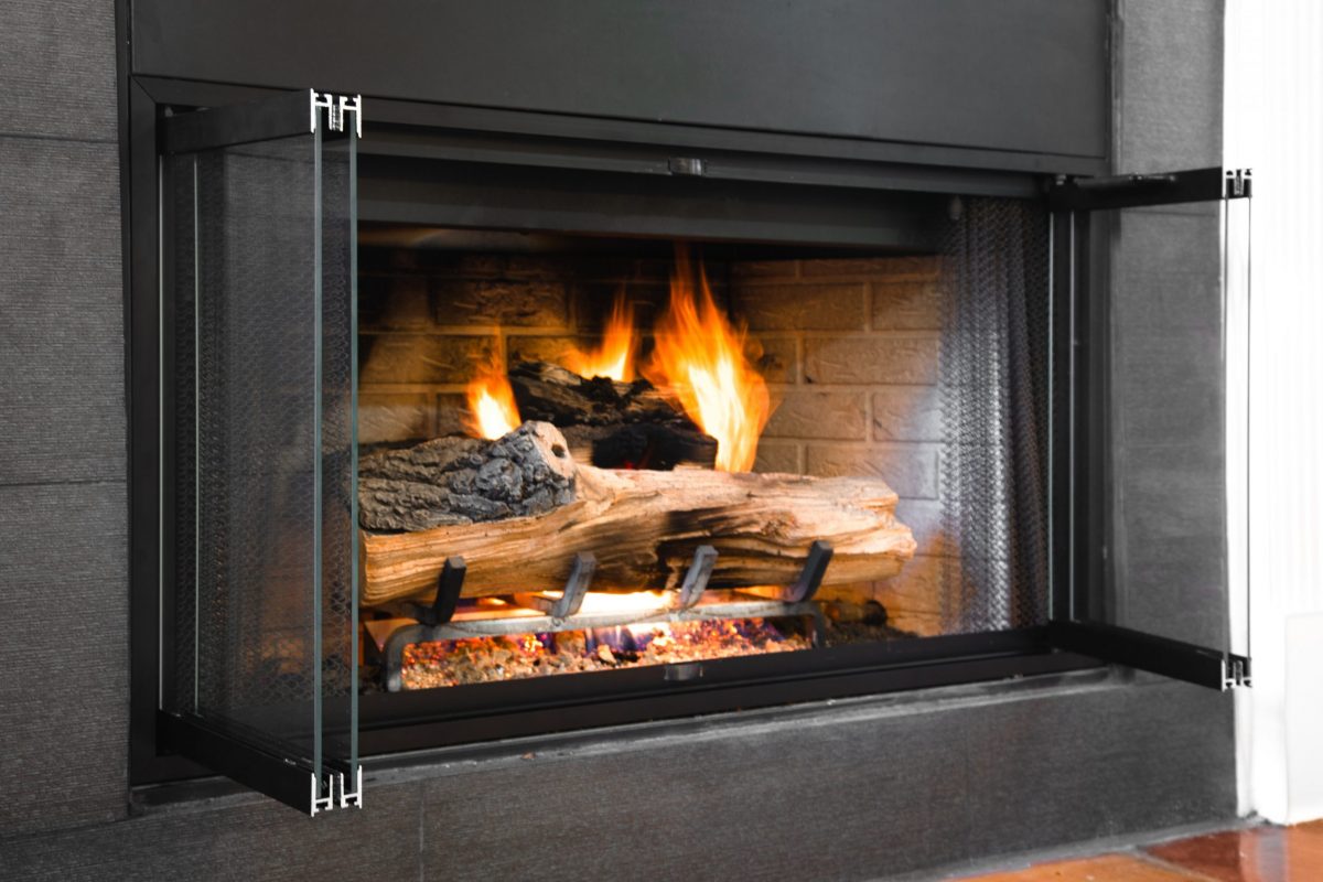 The Ez Door For Preway Fireplaces Brick Anew