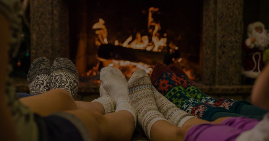 Feet by the fire