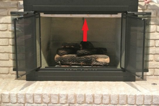 poorly fitting fireplace doors