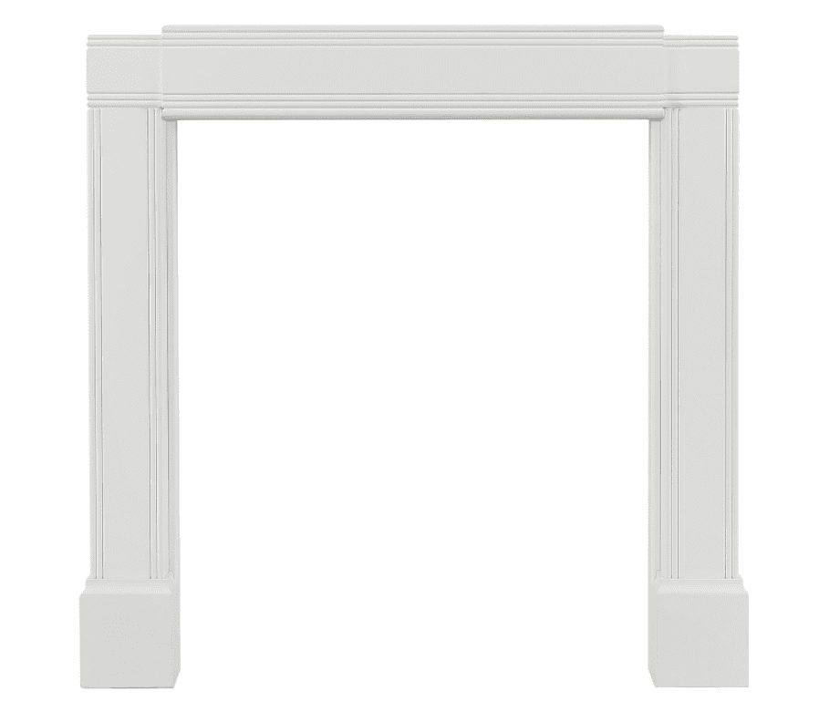 Lily Adjustable Mantel Surround | Fireplace Mantel | Fireplace Makeover