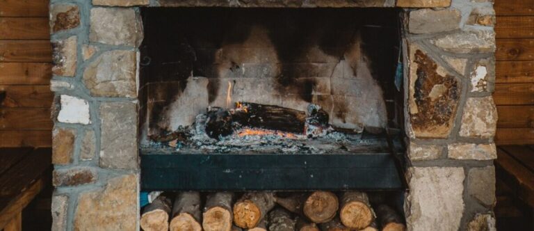 How to Paint A Stone Fireplace