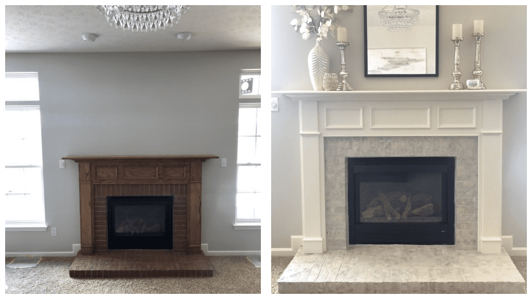 A Complete Guide to Painting Fireplace Brick (2024) - Grace In My Space