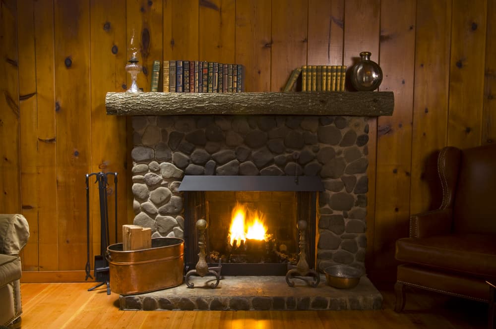 Fireplace Mantels With Books