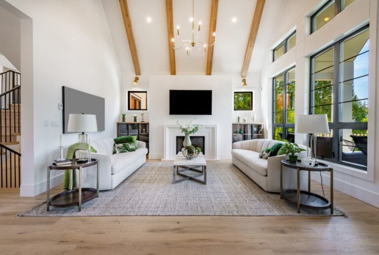 20 Inspirational Farmhouse Fireplace Decor Ideas