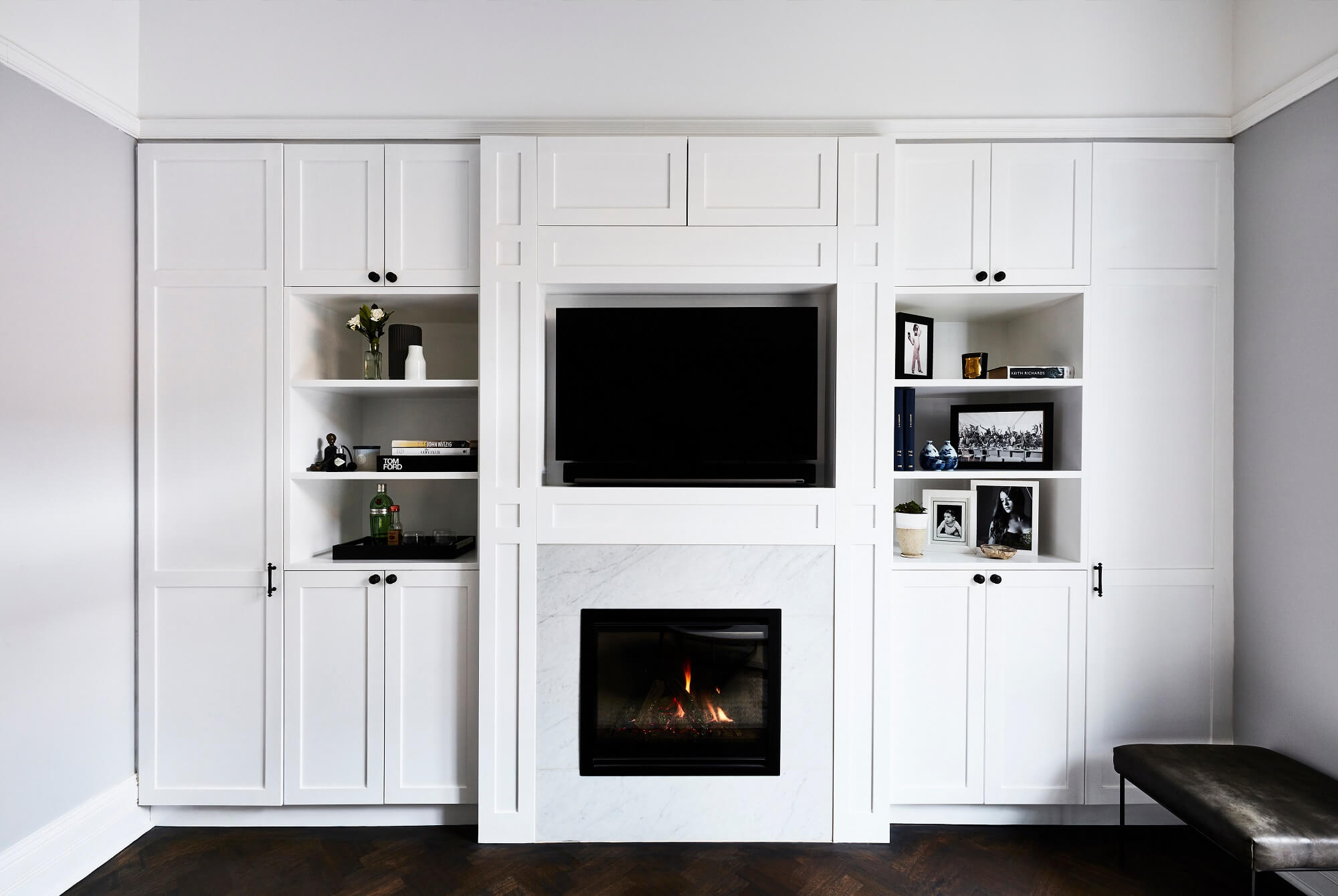 12 Gorgeous Ideas For Built-Ins Around a Fireplace - Brick-Anew