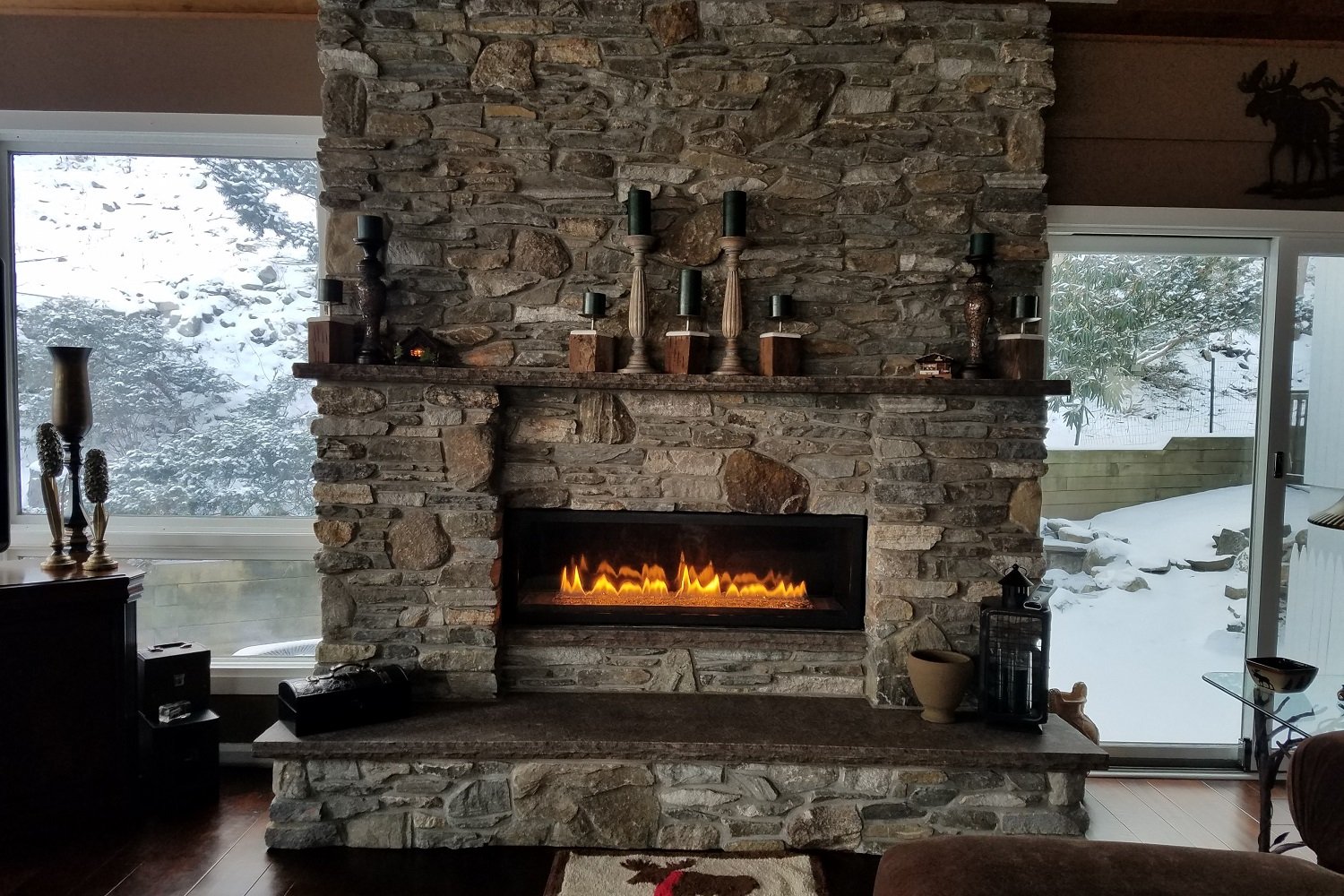 What Color Should I Paint My Stone Fireplace?