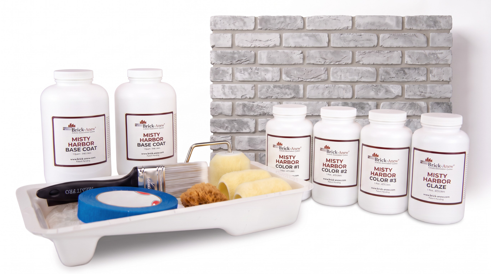 Brick Fireplace Paint Kit